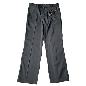 Nike Golf Dri Fit Flat‎ Front Tech  Black Pant Size: 34x32 New!
